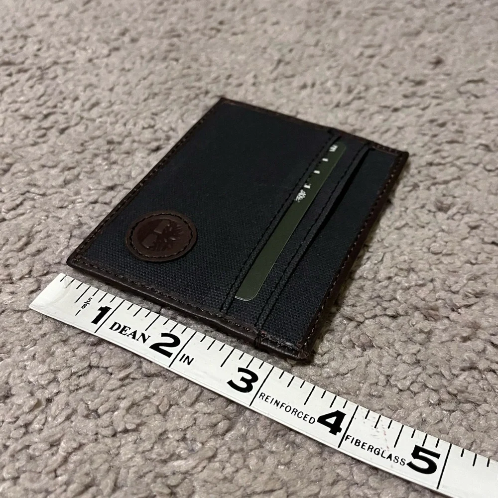 Timberland ID Card Case Wallet and Key Ring FOB Gift Boxed Set new blue green